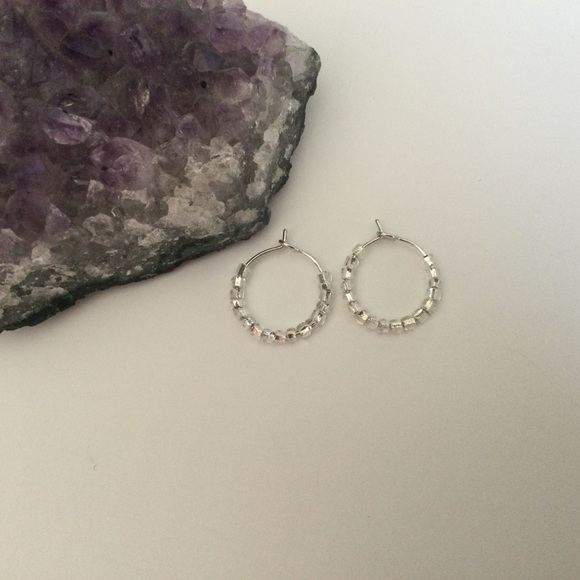 Beaded Hoop Earrings - Picture 5 of 5